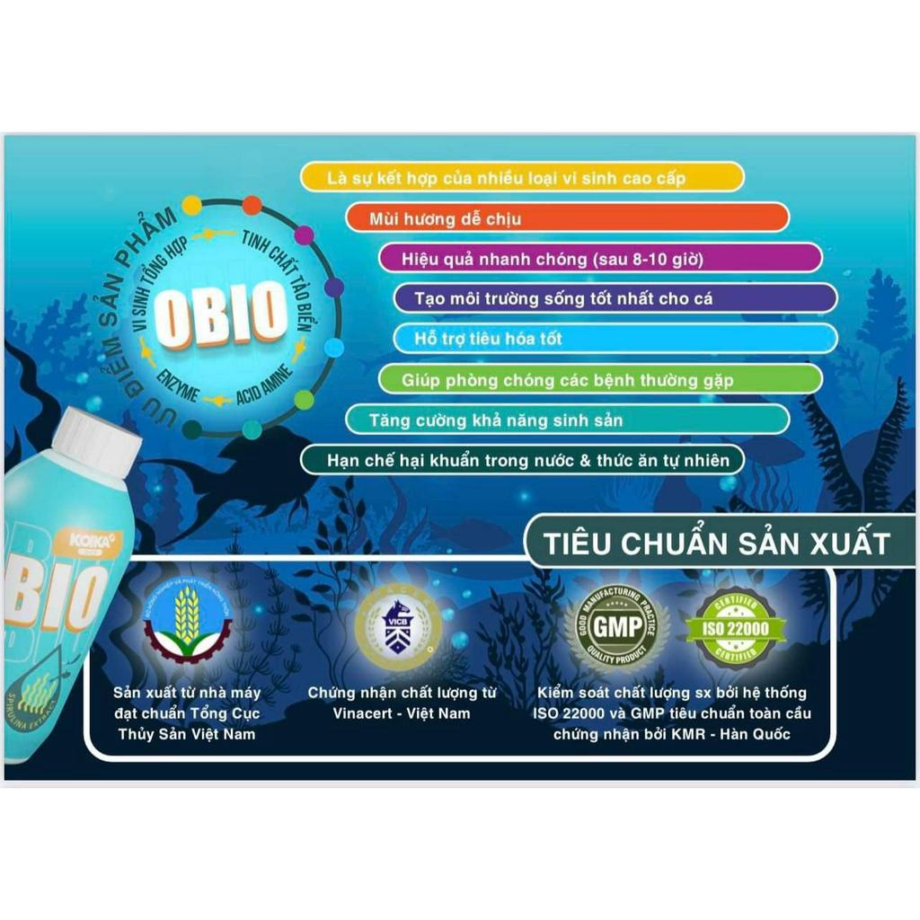 "Chính hãng" Men Vi Sinh 4 in 1 KoiKa OBIO chai 30ml, 180ml, 300ml - Dòng Men Vi Sinh Đột Phá 2023