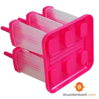 Khuôn Làm Kem (Bộ 6 Que Kem)