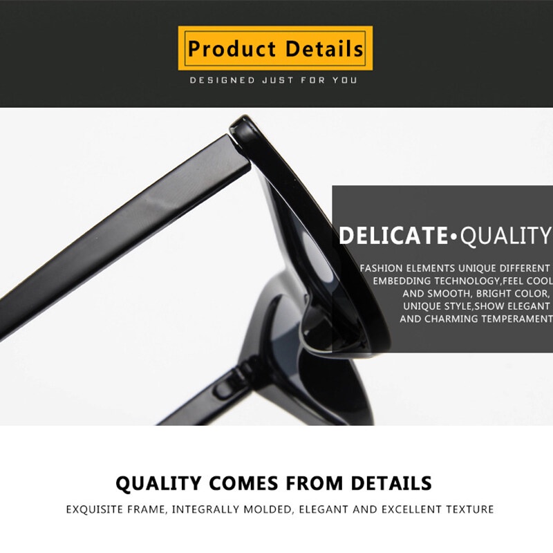 Kính Mát Mắt Mèo Nữ Gọng Kim Loại Thời Trang