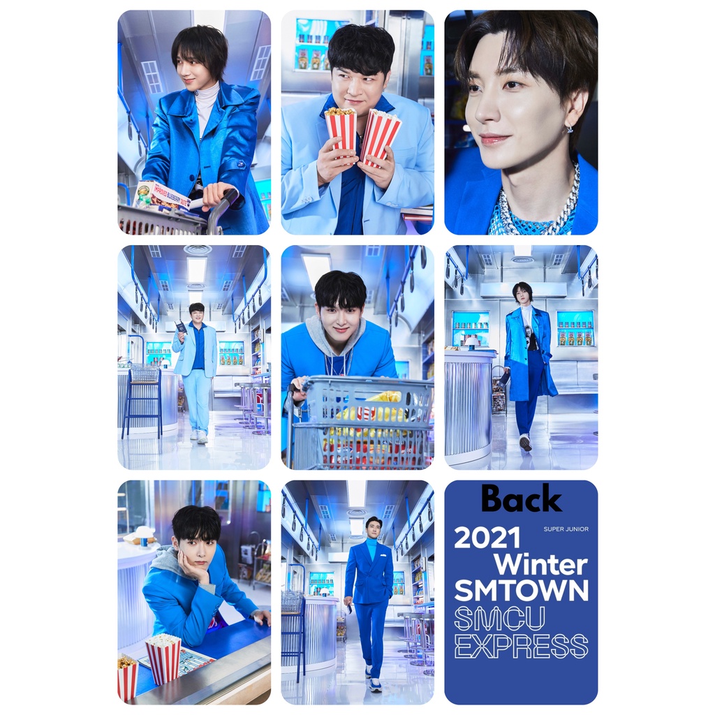 Set 16 card giấy bo góc in 2 mặt ảnh nhóm SUPER JUNIOR - SMCU EXPRESS