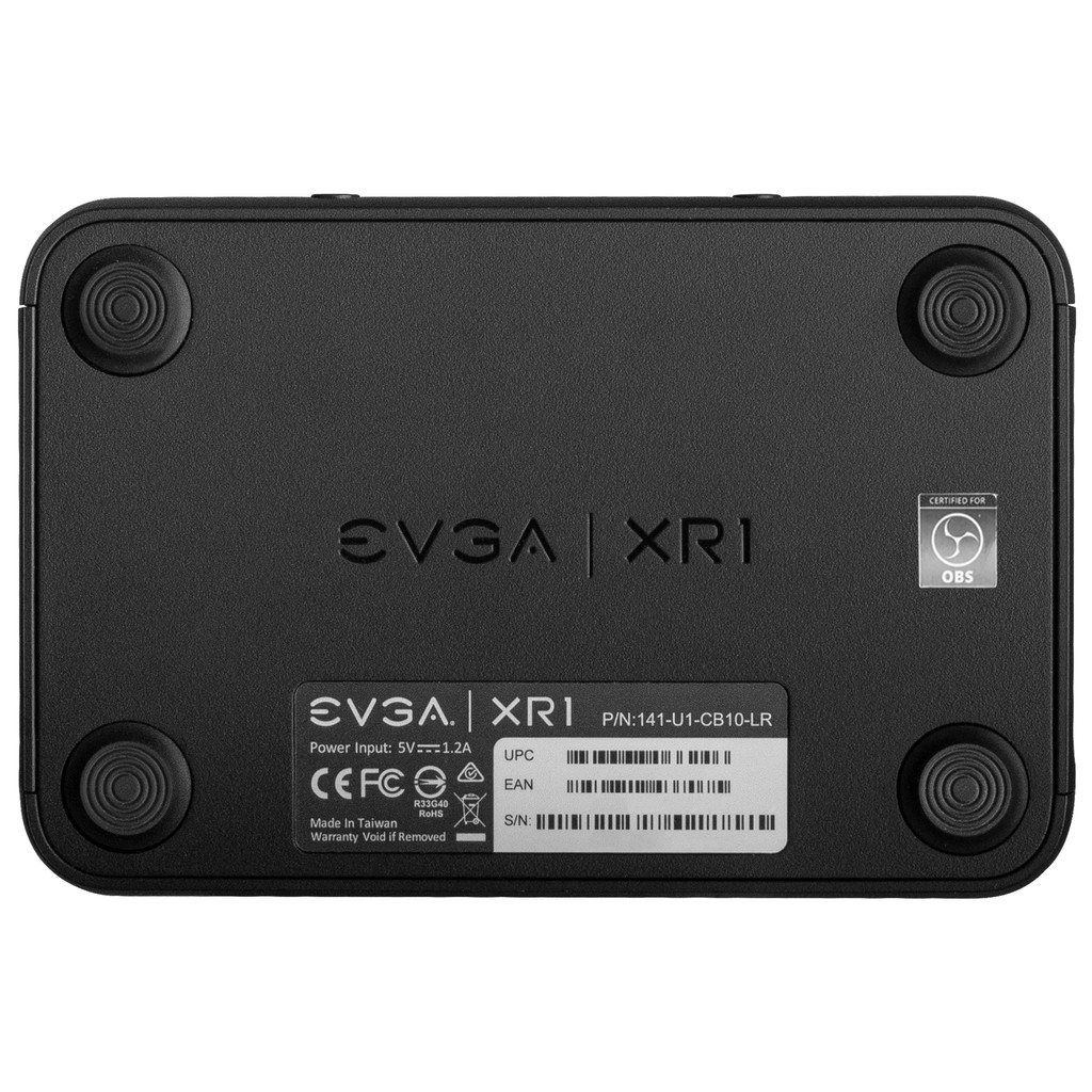 Thiết bị thu EVGA XR1 Capture Device USB 3.0, 4K Pass Through, ARGB, Audio Mixer - dành cho Streamer/Nhiếp ảnh