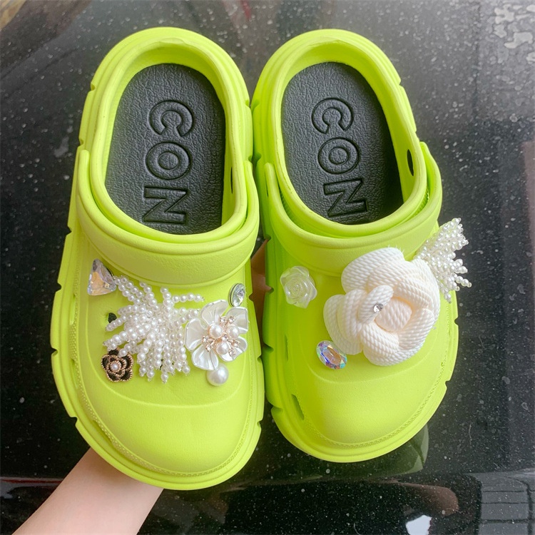 sticker dép crocsPhụ Kiện Khóa Trang Trí Giày Dép Hình Hoa Lớn