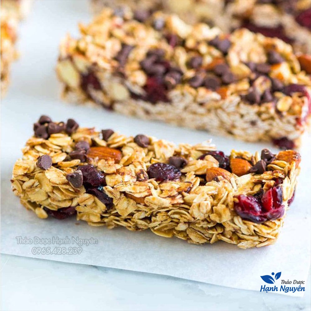 Yến mạch cán dẹt 1kg (Dùng cho bé ăn dặm, granola ăn kiêng, ngũ cốc ăn sáng) - Thảo Dược Hạnh Nguyên