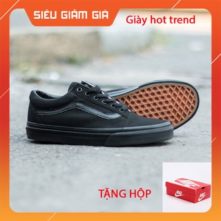 Giầy thể thao nam nữ old đen full,giày vans old skool full đen đủ size 36-44 hot trend 2021