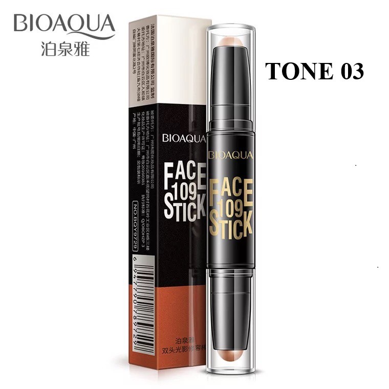 Bút Tạo Khối Và Che Khuyết Điểm 2 Đầu Face 109 Stick Images Bioaqua TONE 03 Màu Trắng Tự Nhiên | BigBuy360 - bigbuy360.vn