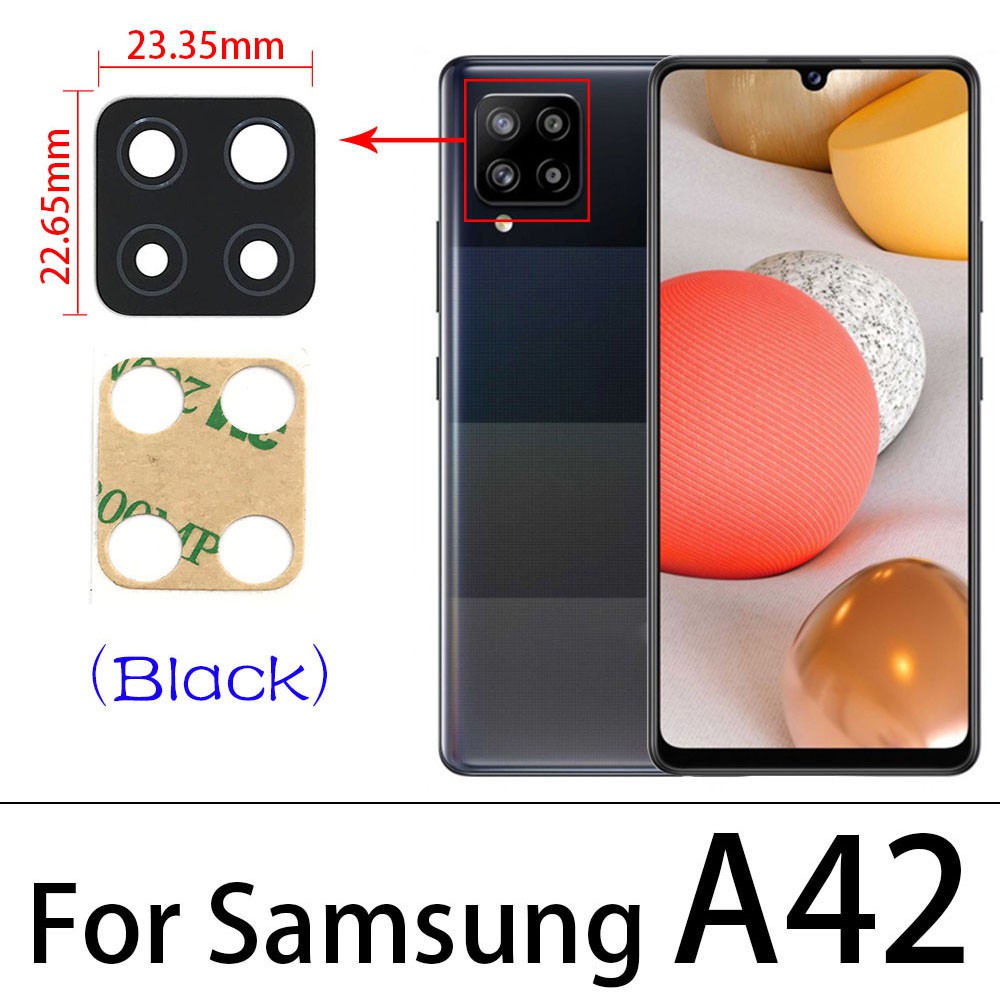 2Pcs. New Back Camera Lens Glass Replacement For Samsung Galaxy A12 A31s A42 A21 S20 Plus / S20 Ultra / S20 Pro / S20 Fe