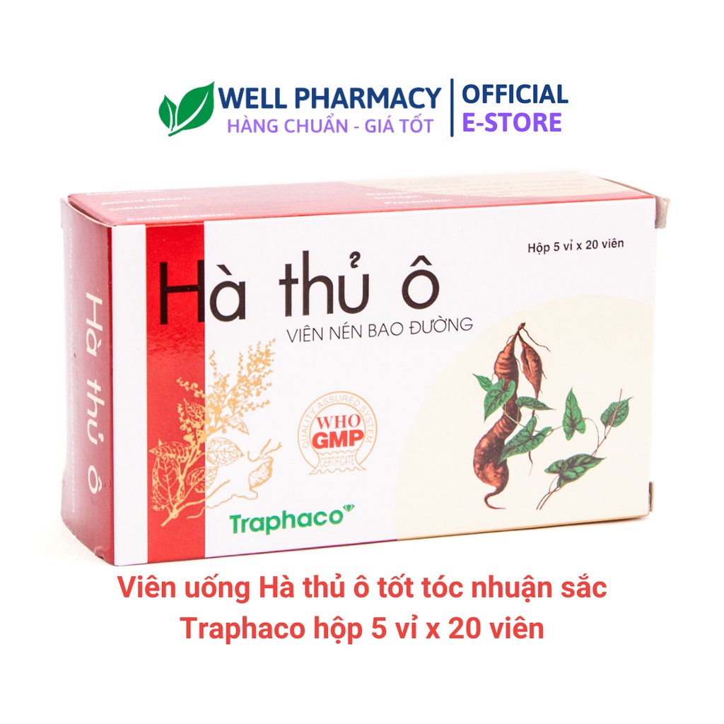 HÀ THỦ Ô- VIÊN UỐNG TỐT TÓC NHUẬN SẮC