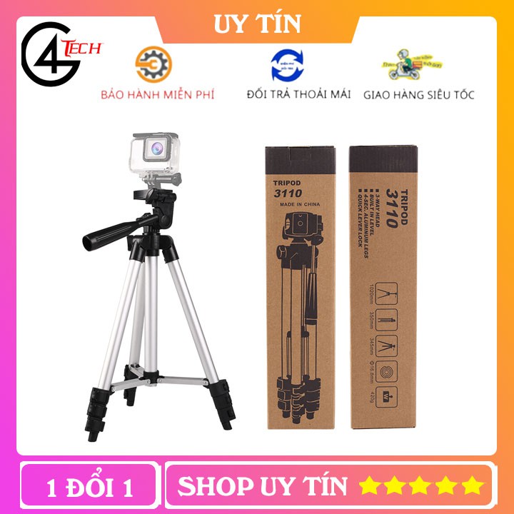 Giá Đỡ Chụp Hình Cho Điện Thoại, Máy Ảnh - Gậy Chụp Hình Tripod TF-3110