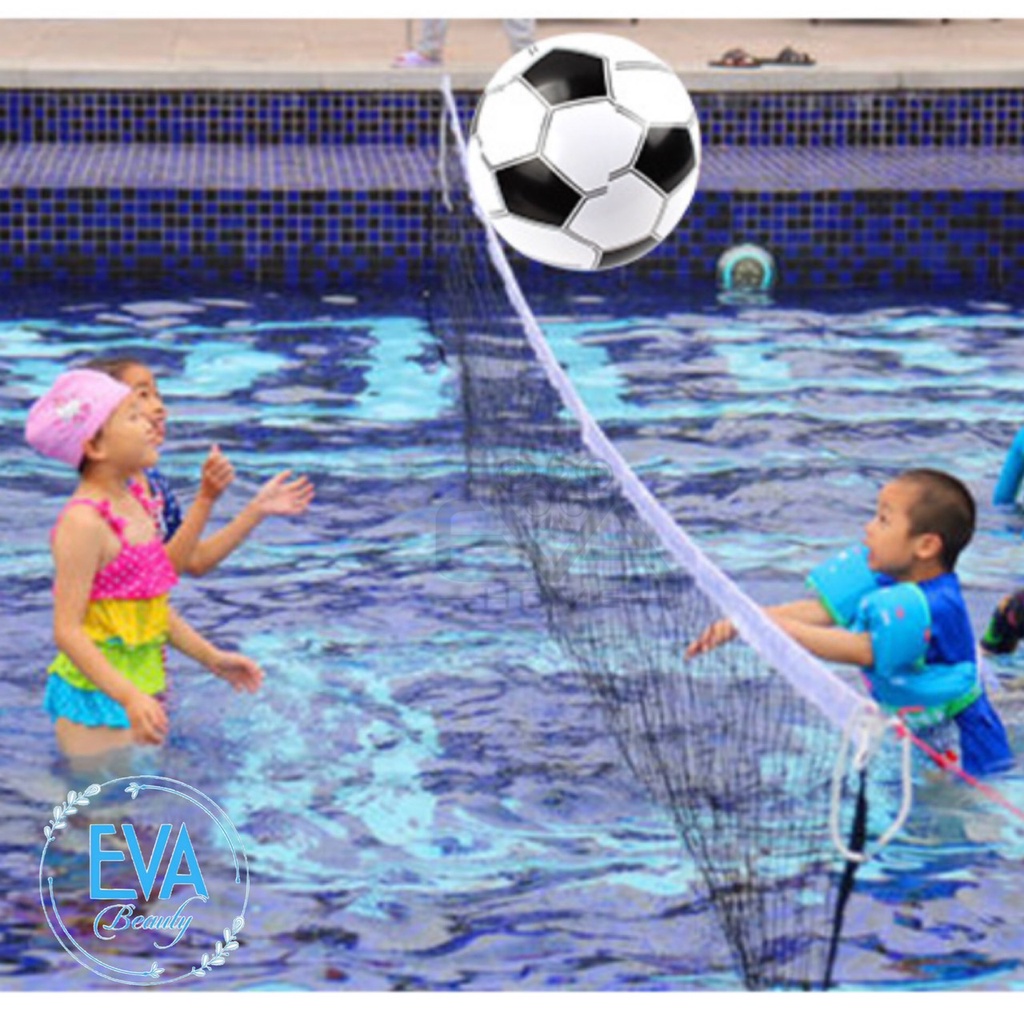 Đồ chơi Banh Bơm Hơi / Bóng Bơm Hơi Cho Trẻ Em Đá Banh Và Chơi Dưới Nước Bãi Biển 30 Cm Kèm Bơm Tay Tiện Lợi