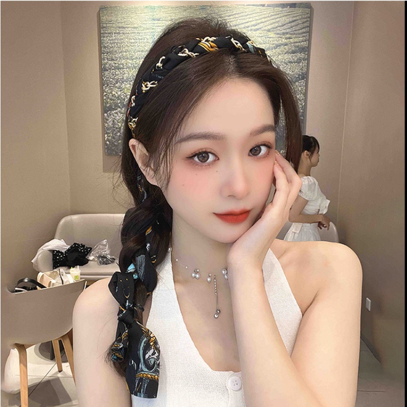 Băng Đô Dây Ruy Băng Thắt Nơ Phong Cách Retro One