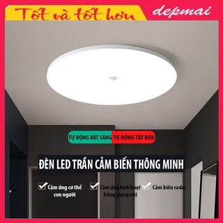 Đèn trần led có cảm biến chuyển động,cảm biến giọng nói, cảm biến radar thông minh, đèn led âm trần cảm ứng hồng ngoại