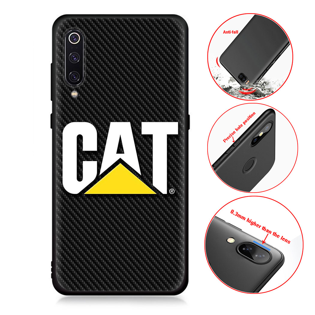 Ốp Điện Thoại Silicon Mềm Hình Logo Cat Caterpillar Cho Redmi Note 4x 5 K20 Pro 8 8a S2 5a Go Ui044