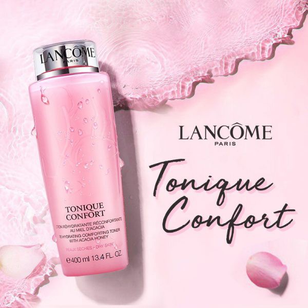 Nước Hoa Hồng Lancome Tonique Confort Re-Hydrating Comforting Toner with Acacia Honey