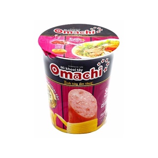 Thùng 24 ly mì Omachi có Thịt Thật 112g