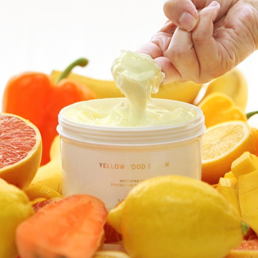 Kem Trái Cây Vàng Dưỡng Trắng Da Graymelin Yellow Food Cream 500ml