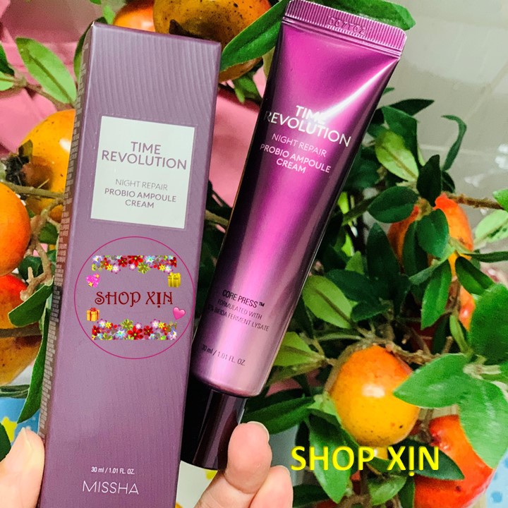 Kem Dưỡng Da Ban Đêm Missha Time Revolution Night Repair Probio Ampoule 30ml