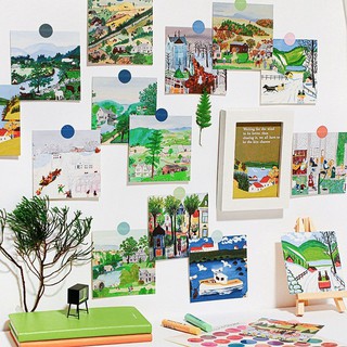 Set 9 Tấm Postcard Trang Trí