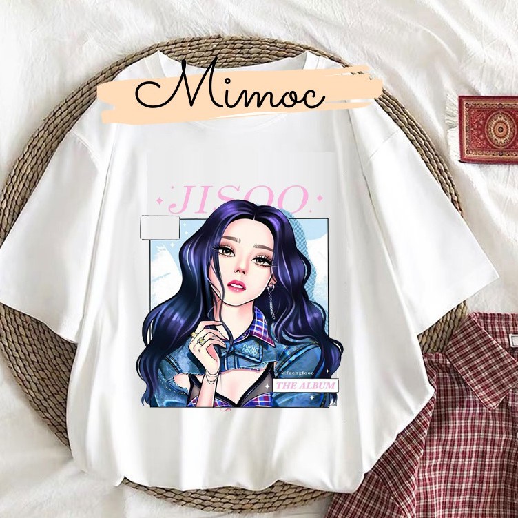 Áo thun Blackpink Unisex Made in VietNam Jennie , Jisoo, Lisa , Rose tặng kèm thẻ ảnh