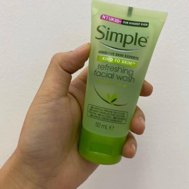 Sữa Rửa Mặt Simple Refreshing _50ml [STORE] [HOT SALE]