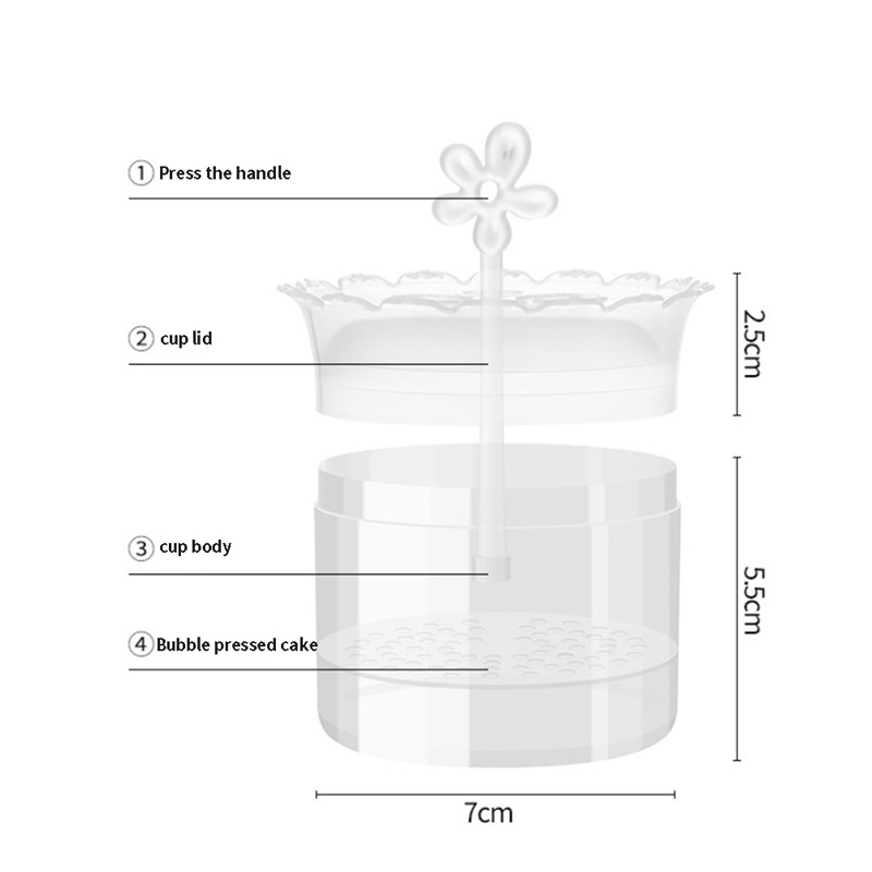 Sữa Rửa Mặt Tạo Bọt Thiết Kế Đơn Giản Tiện Dụng