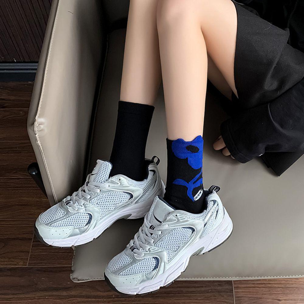 Vớ Cotton Thu Đông Phong Cách Harajuku Đường Phố Cá Tính Cho Nữ