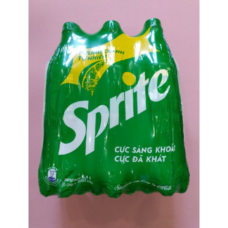 Lốc 6 chai nước giải khát Coca cola nguyên bản giảm đường/ Sprite/ Panta Xá Xị 850ml