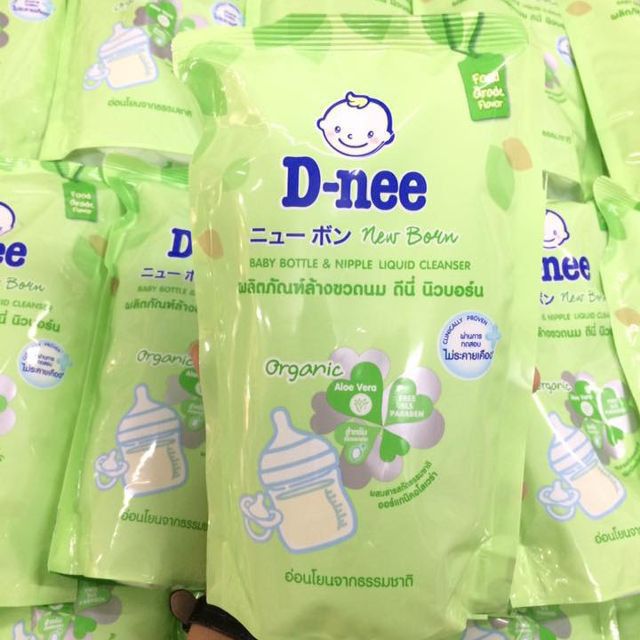 5 bịch nước rửa bình sữa Dnee cho bé  gói 600ml