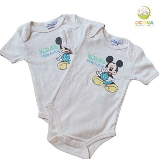 [Có video ảnh thật] Set Body Chip Bodysuit Cho Bé Trai, Bé Gái Xuất Dư 4-12kg Cotton Mềm Mịn Họa Tiết Micky- OCCONA