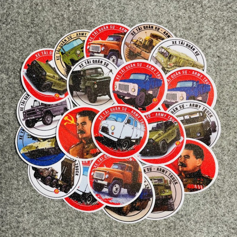 15 Logo Xe Tải Quân Sự, Tem Dán Army Truck [Kích thước 5.5cm] | BigBuy360 - bigbuy360.vn