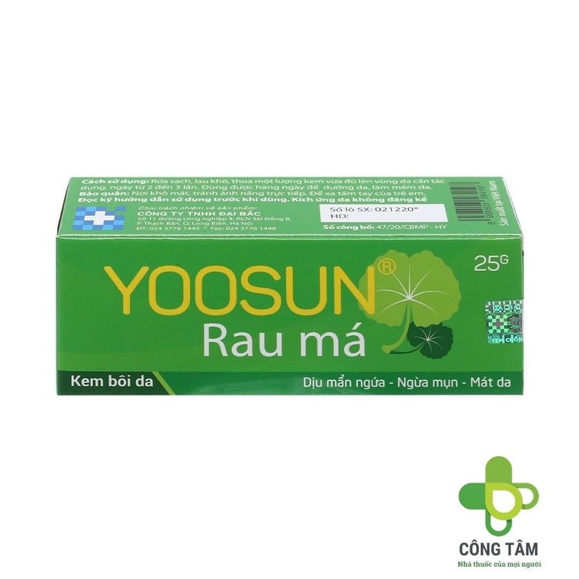 Kem bôi da Yoosun Rau Má - Typ 25g