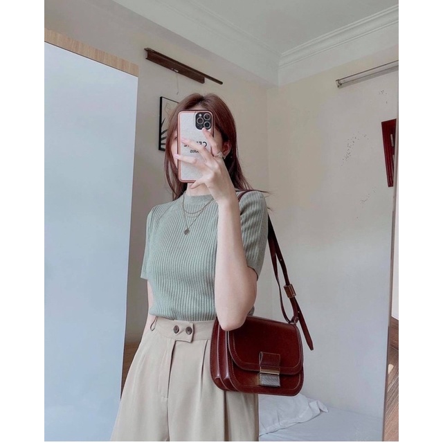 Áo Len gân mịn 10 màu