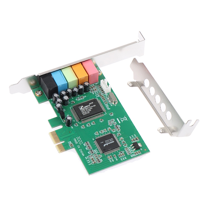 Thẻ Âm Thanh Kỹ Thuật Số Pci-E 5.1 Ch 6 Kênh Hỗ Trợ Win7