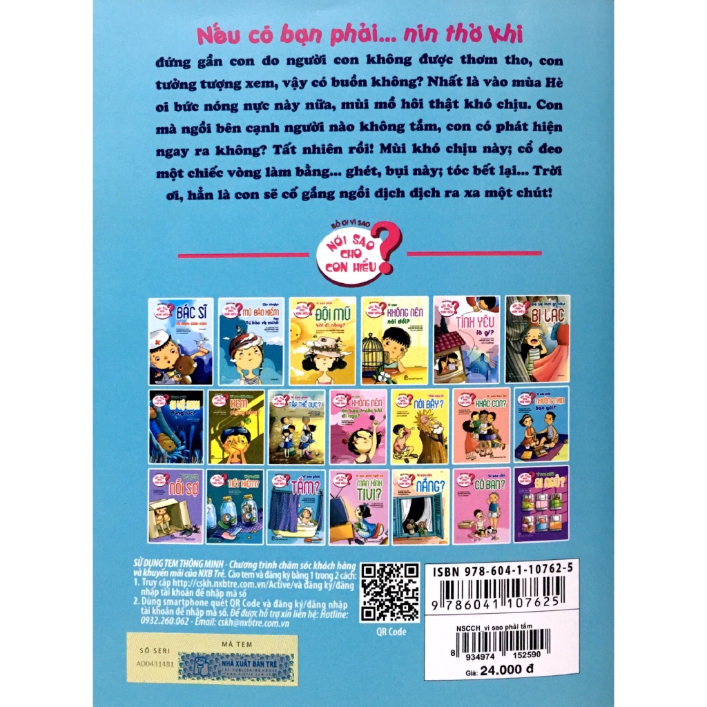 Sách - Nói Sao Cho Con Hiểu - Vì Sao Phải Tắm?