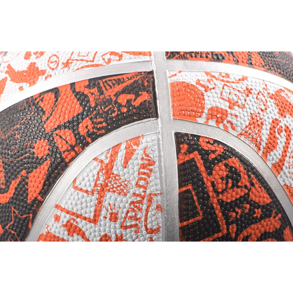 Bóng rổ Spalding NBA Graffiti Outdoor Size 7 + Tặng bộ kim bơm bóng và lưới đựng bóng