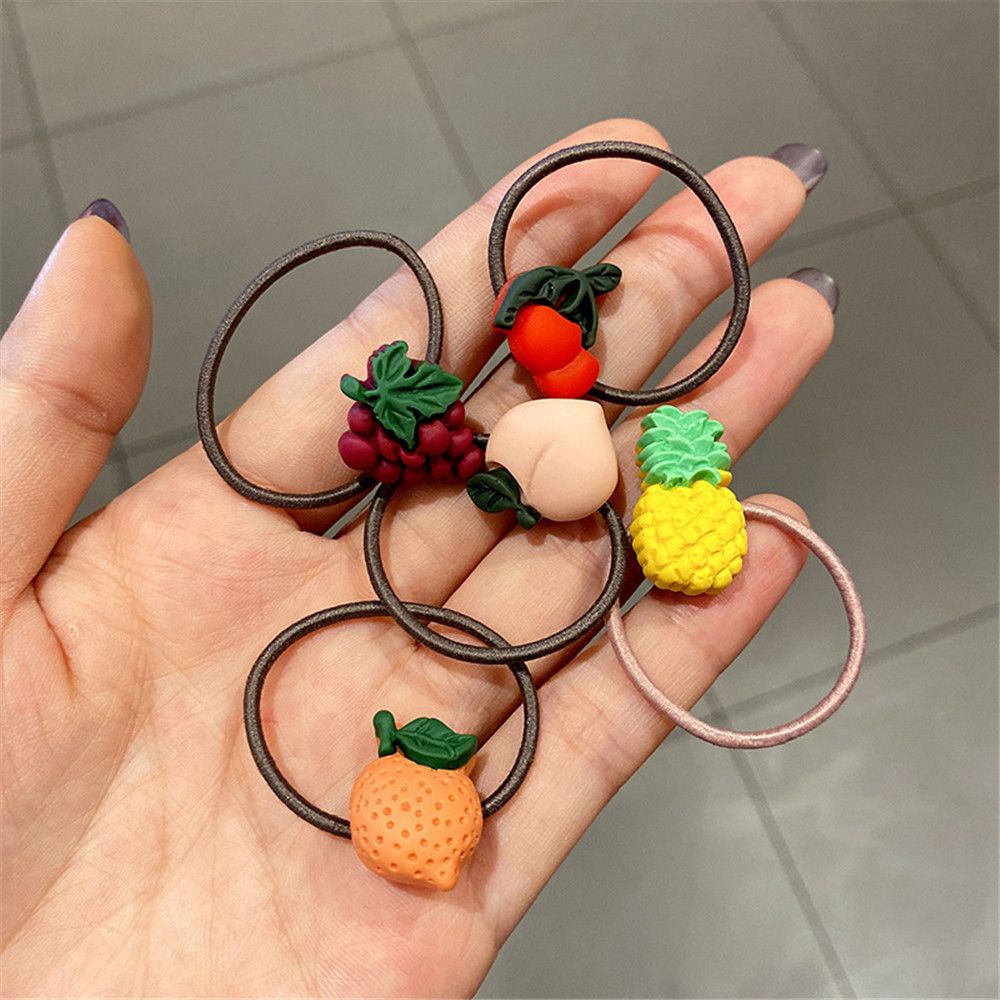Set 10 Dây Buộc Tóc Co Giãn Dễ Thương Cho Bé Gái