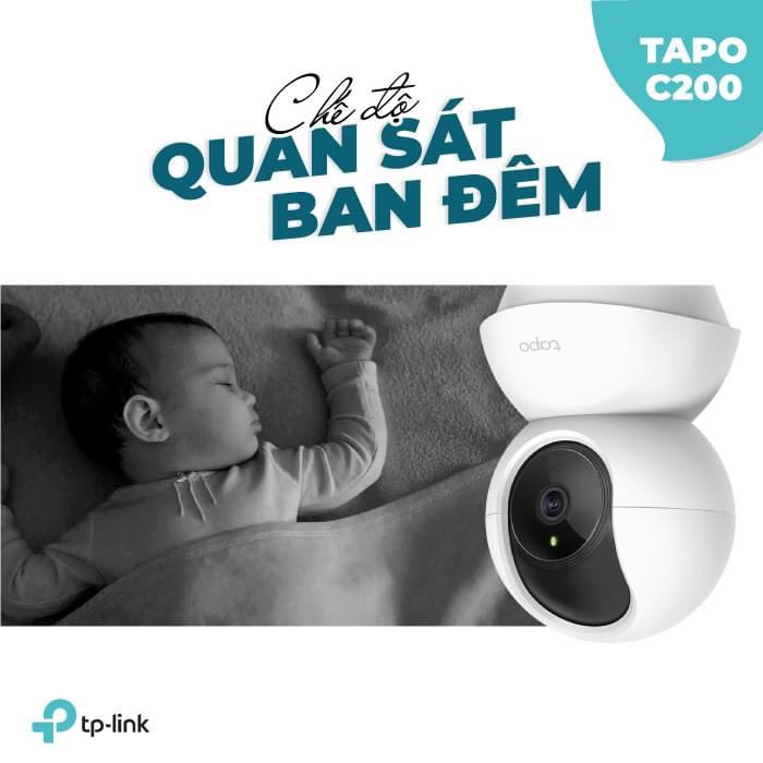 [Hỏa Tốc - HCM] Camera Wifi TP-link Tapo C200 Camera 360 1080p | Hàng Chính Hãng | Bảo Hành 24TH | NgocVien Store