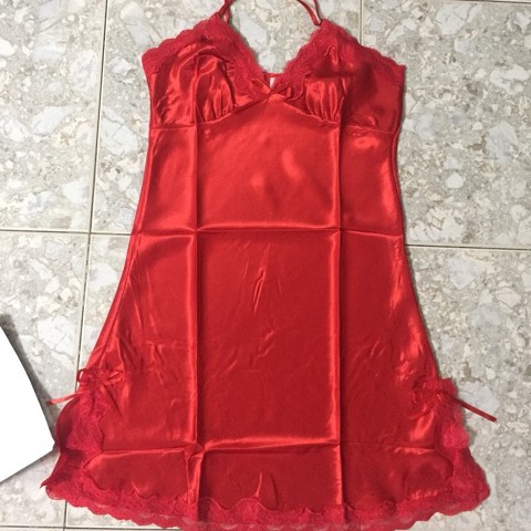 Váy ngủ hai dây satin bigsize 💝SIZE ML 40-62KG💝 viền lai ren sexy gợi cảm đầm ngủ hai dây satin đẹp giá rẻ AM085027