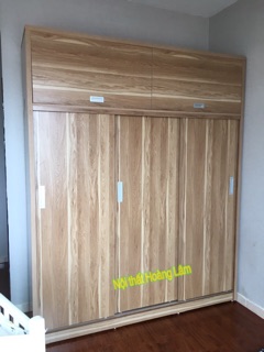 Tủ gỗ công nghiệp 3 cánh lùa