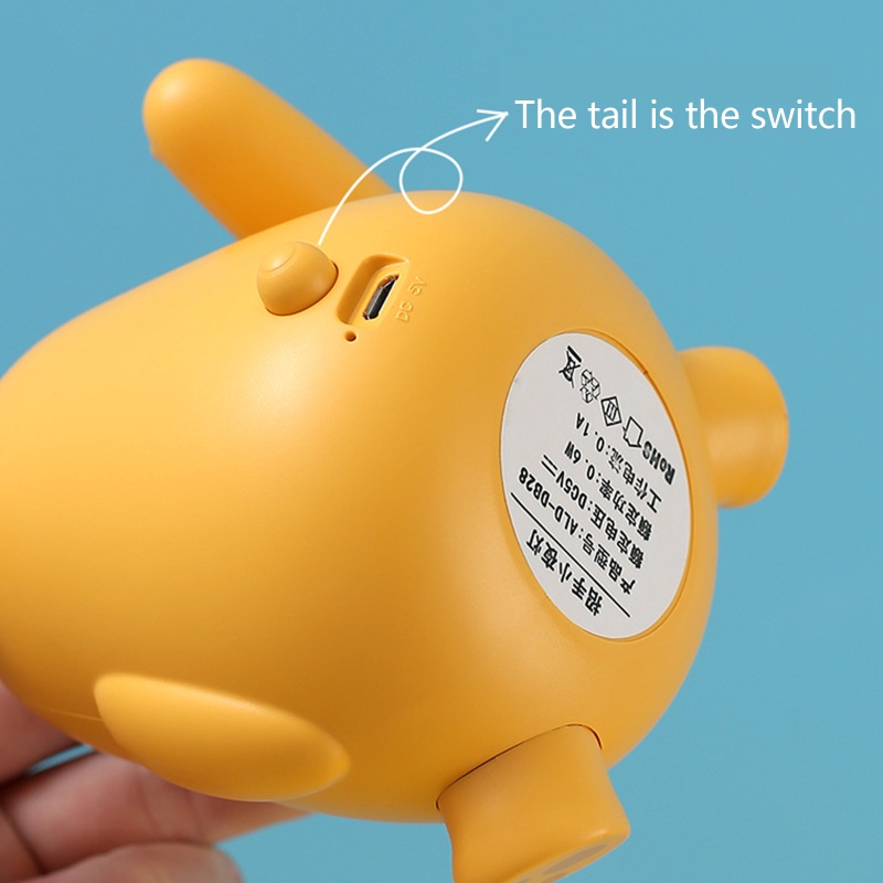 Đèn Ngủ Led USB Hình Chú Hổ Dễ Thương Dùng Trang Trí