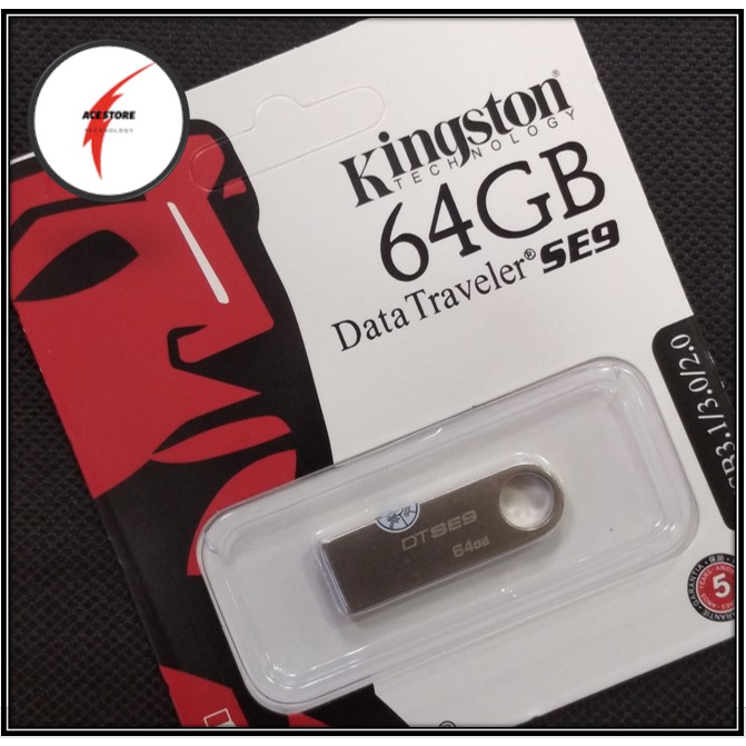 USB Kingston SE9 64Gb/32Gb/16Gb/8Gb/4Gb/2Gb FREESHIP USB chống nước 2.0, Bảo hành 12 tháng