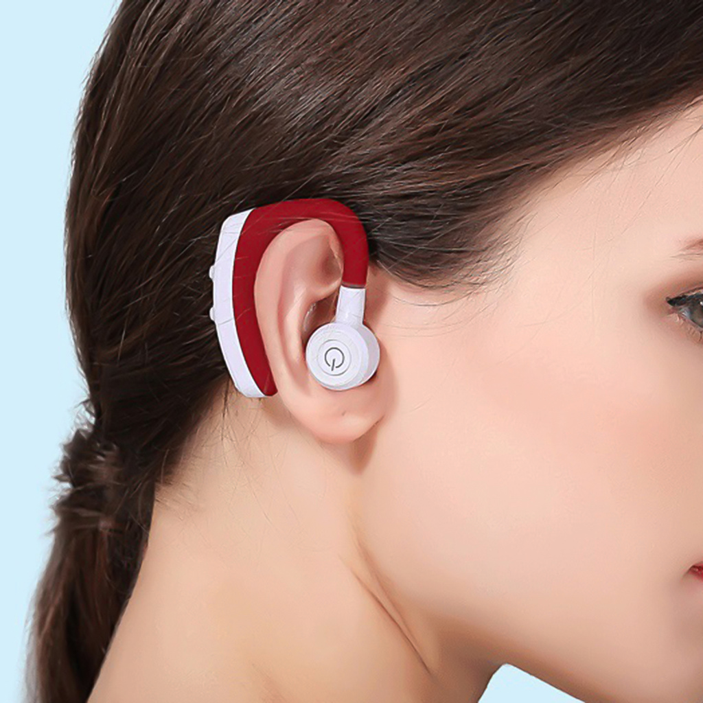 1 Tai Nghe Bluetooth 4.1 K5 Móc Vành Tai Có Thể Sạc Lại Cho Điện Thoại