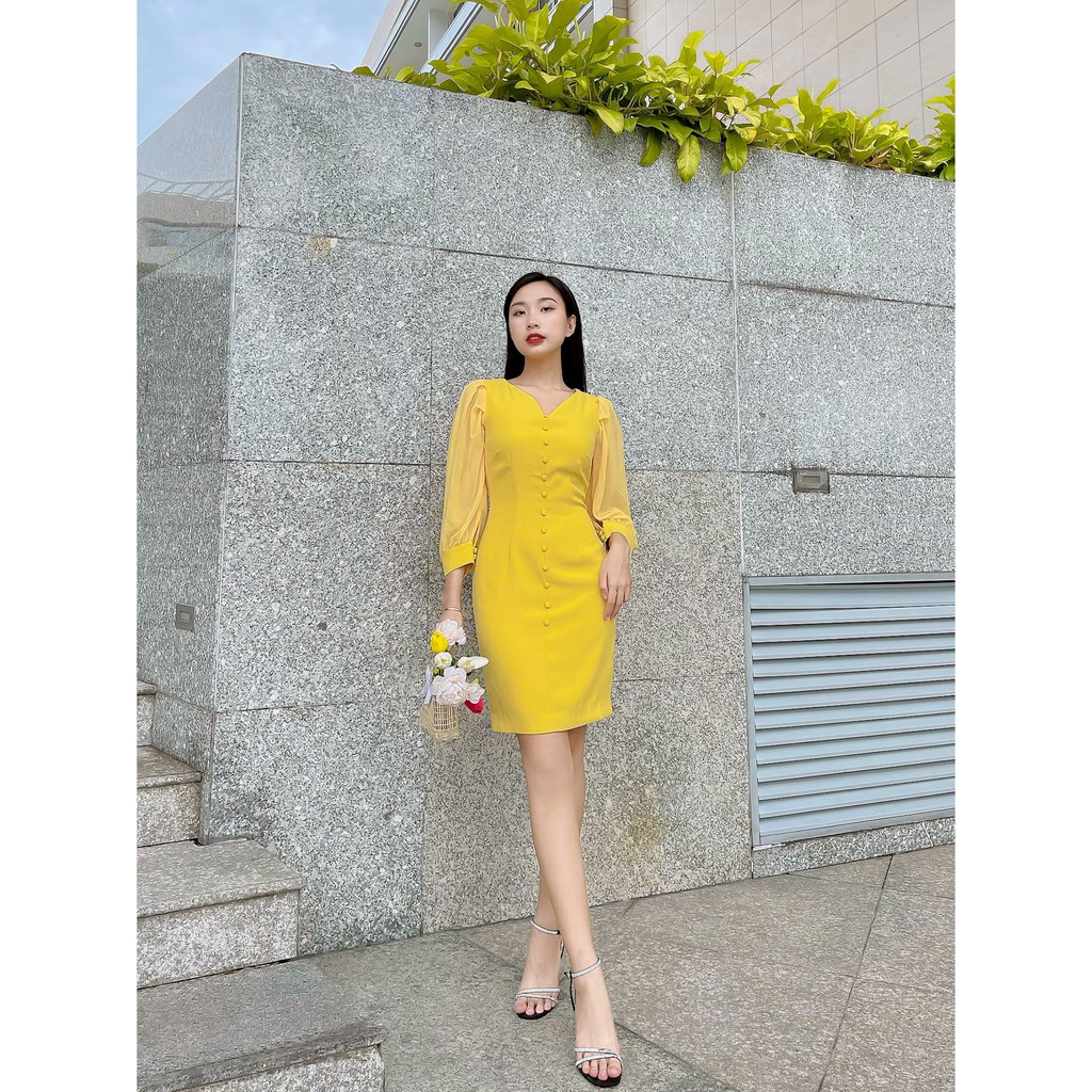 Đầm Bút Chì Công Sở Cao Cấp Thương Hiệu CQA Boutique CQA0010