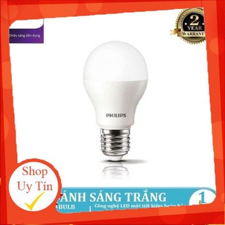 Bóng đèn led bulb 7w a60 e27 philips tiết kiệm điện, chất lượng