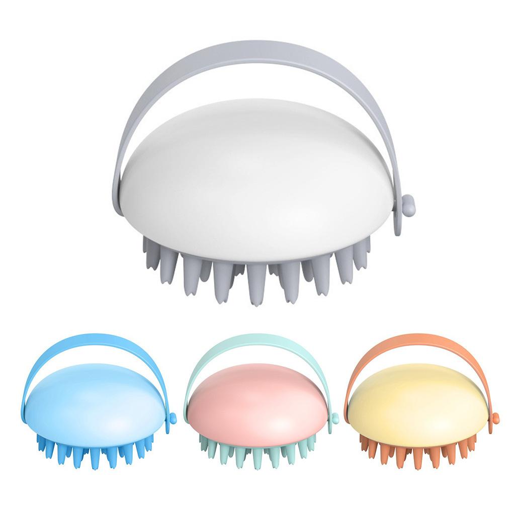 (runbu) Bàn Chải Massage Đầu Cơ Thể Co Giãn Có Thể Giặt Được