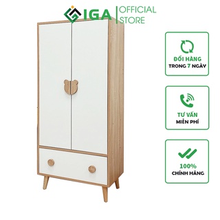 Tủ quần áo trẻ em iga bear shelf - gp123