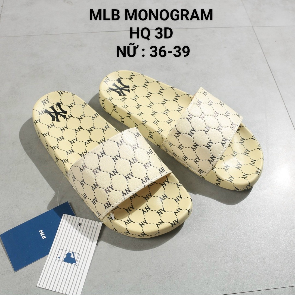 Dép Nữ Quai Ngang NY-Monogram Multicolor bản mới 2022