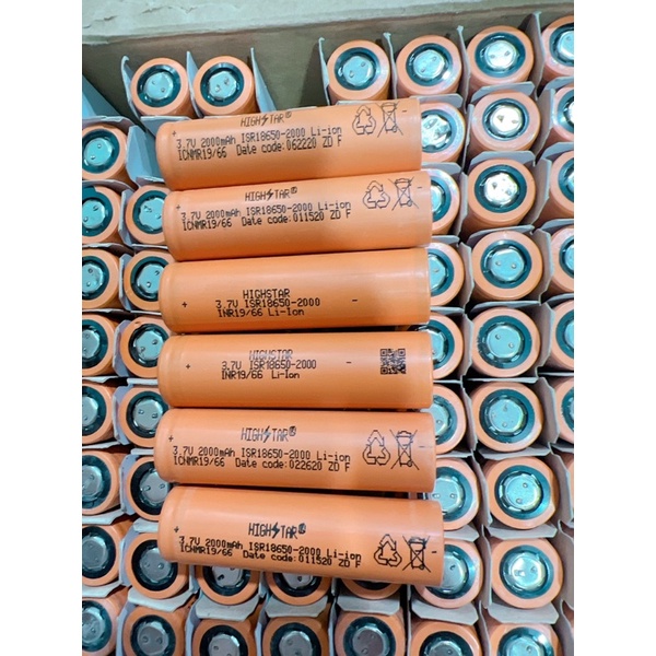 Cell Hightar khối dung lượng 2000mah xã 20a
