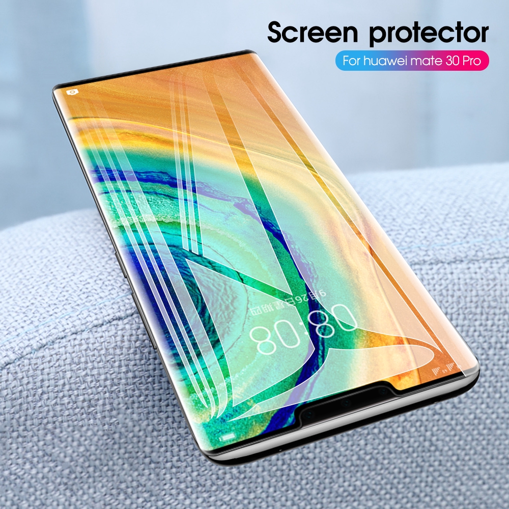 Tấm kính cường lực viền cong bảo vệ màn hình cho Huawei Mate 20 30 Pro/P30 Pro