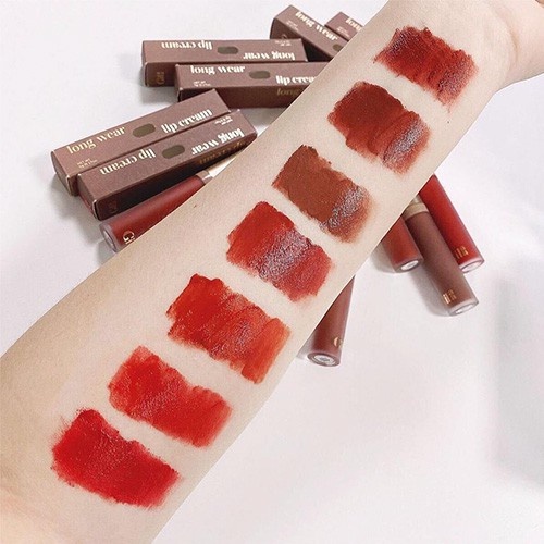 [Mã COSDAY giảm 8% đơn 150K] Son Kem Gilaa Long Wear Lip Cream 5.0g màu lì, mịn như nhung , thơm mùi Sô Cô La