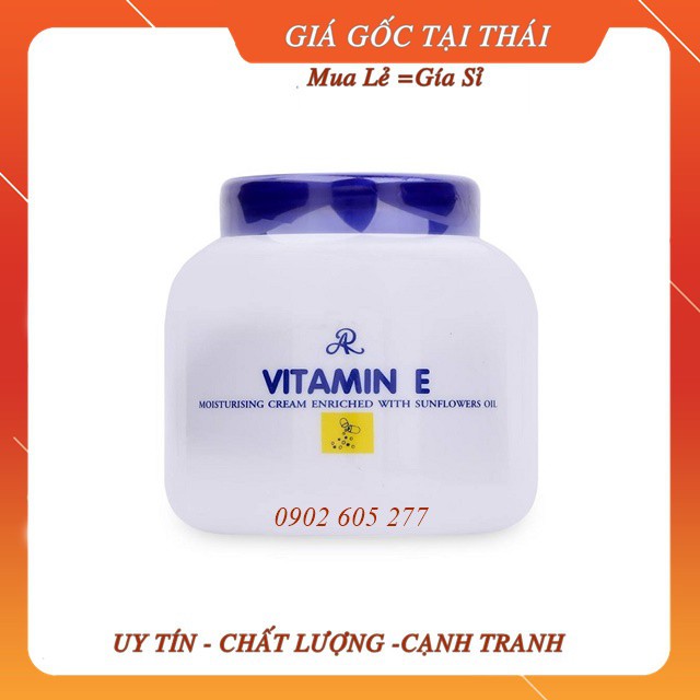 [Hàng chính hãng] Kem Dưỡng Ẩm Body & Face Vitamin E Aron Thái Lan